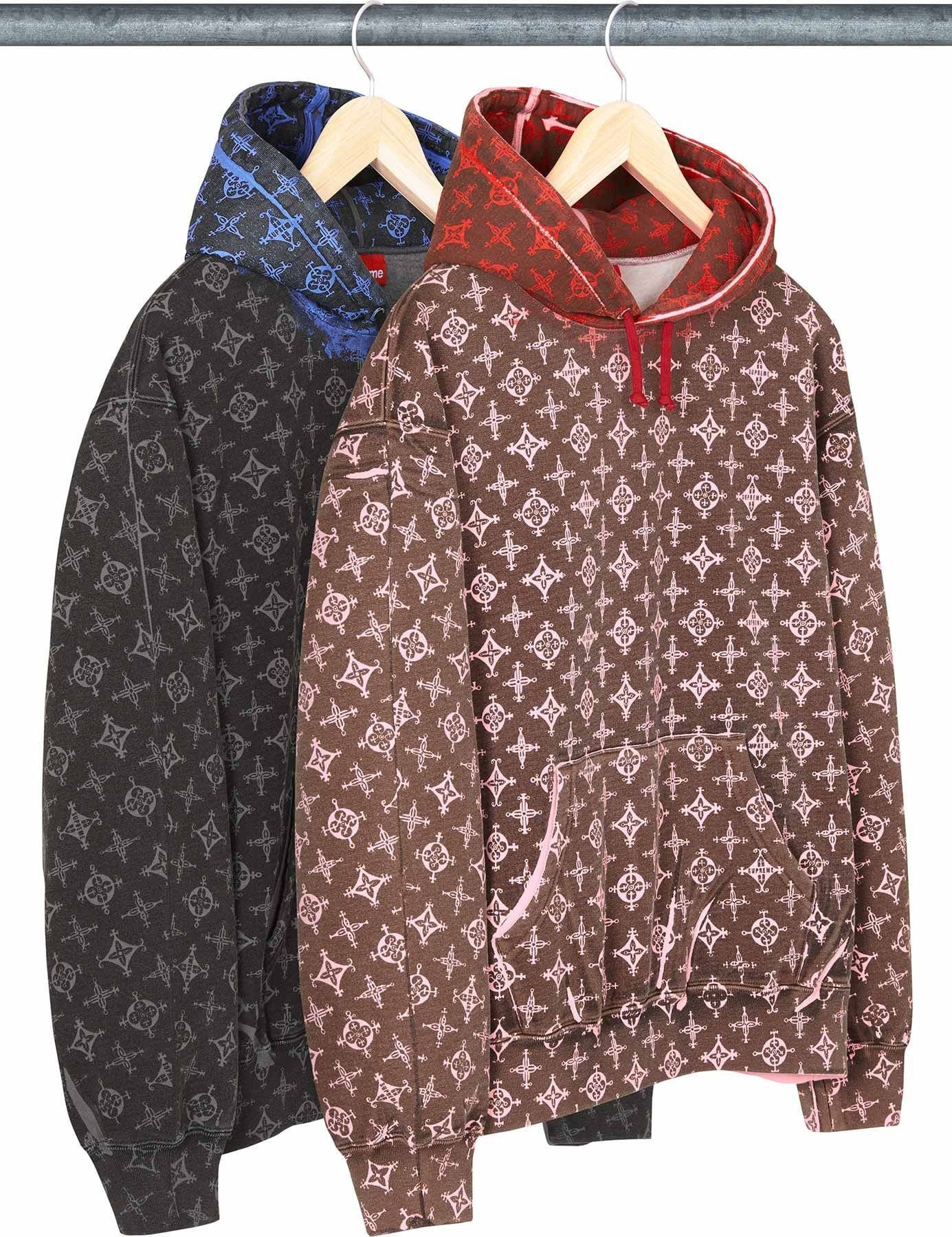 Overprint Fade Hooded Sweatshirt